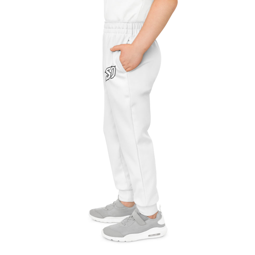 Youth Joggers — Sleek Statik Designs Logo Athletic Sweatpants