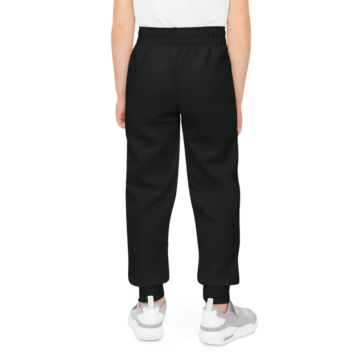 Youth Joggers — Sleek Statik Designs Black Athletic Sweatpants