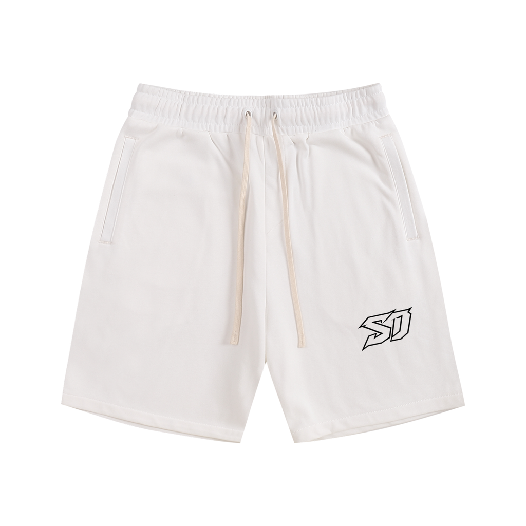 Statik Designs Essential Cotton Shorts White