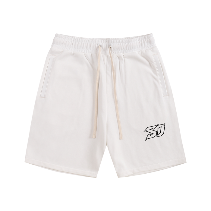 Statik Designs Essential Cotton Shorts White