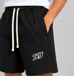 Statik Designs Essential Cotton Shorts Black