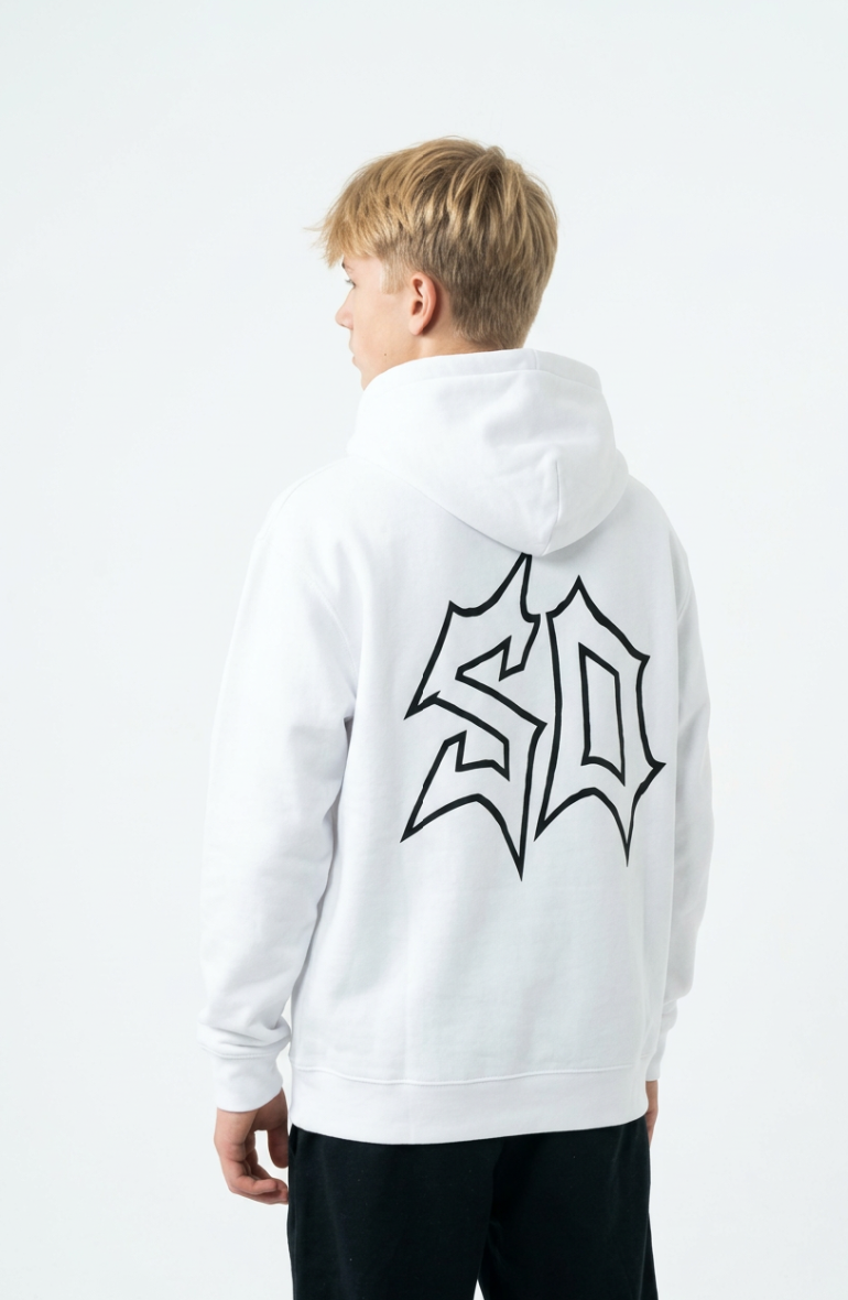 Statik Designs Essential Hoodie White