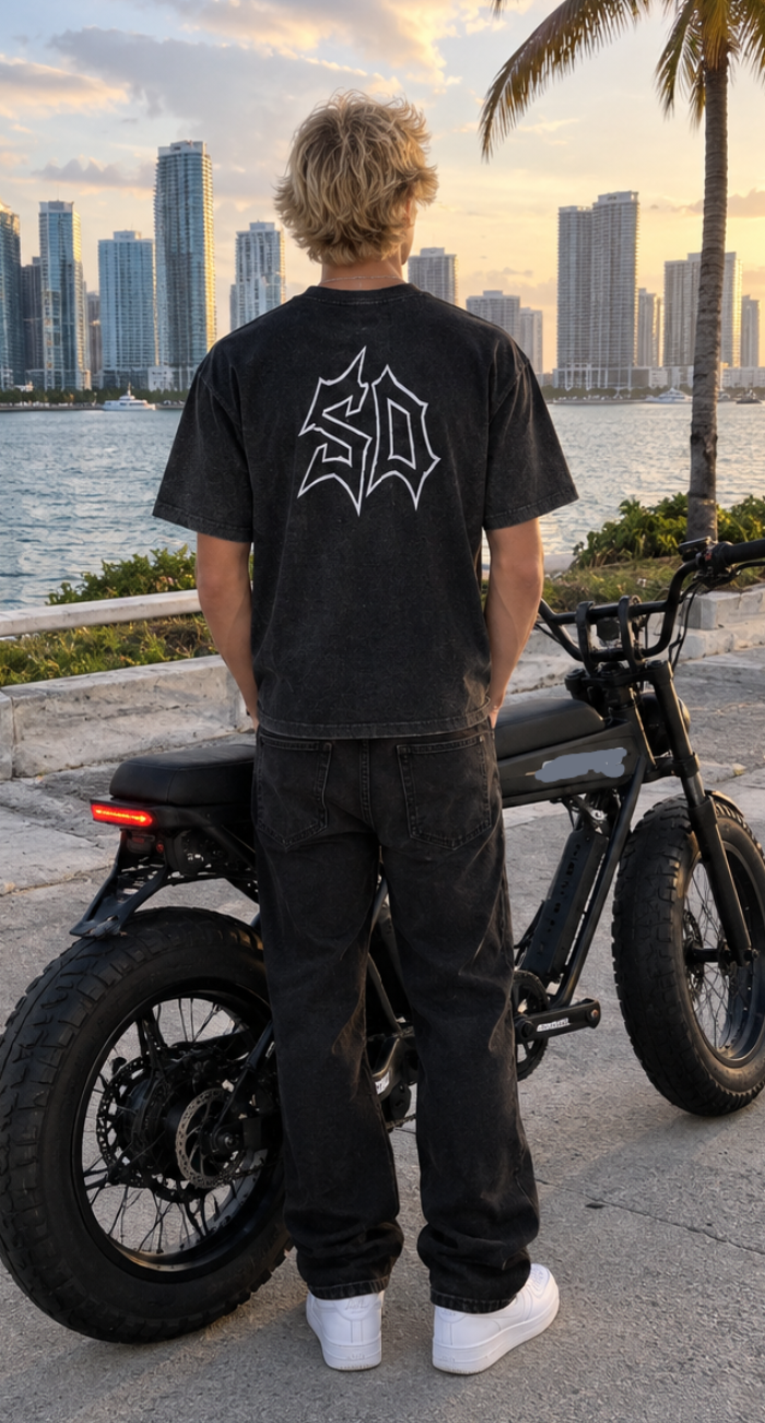 Statik Designs Washed T-Shirt
