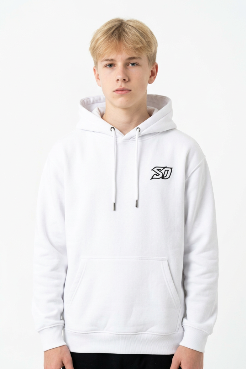 Statik Designs Essential Hoodie White