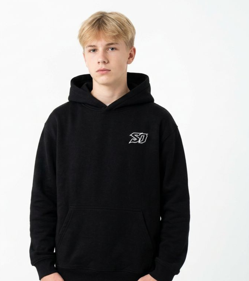 Statik Designs Essential Hoodie Black