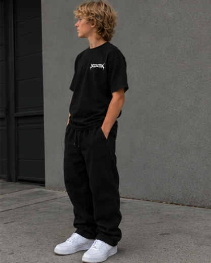 Statik Designs Streetwear T-Shirt | STATIK DESIGNS Graphic Tee Black