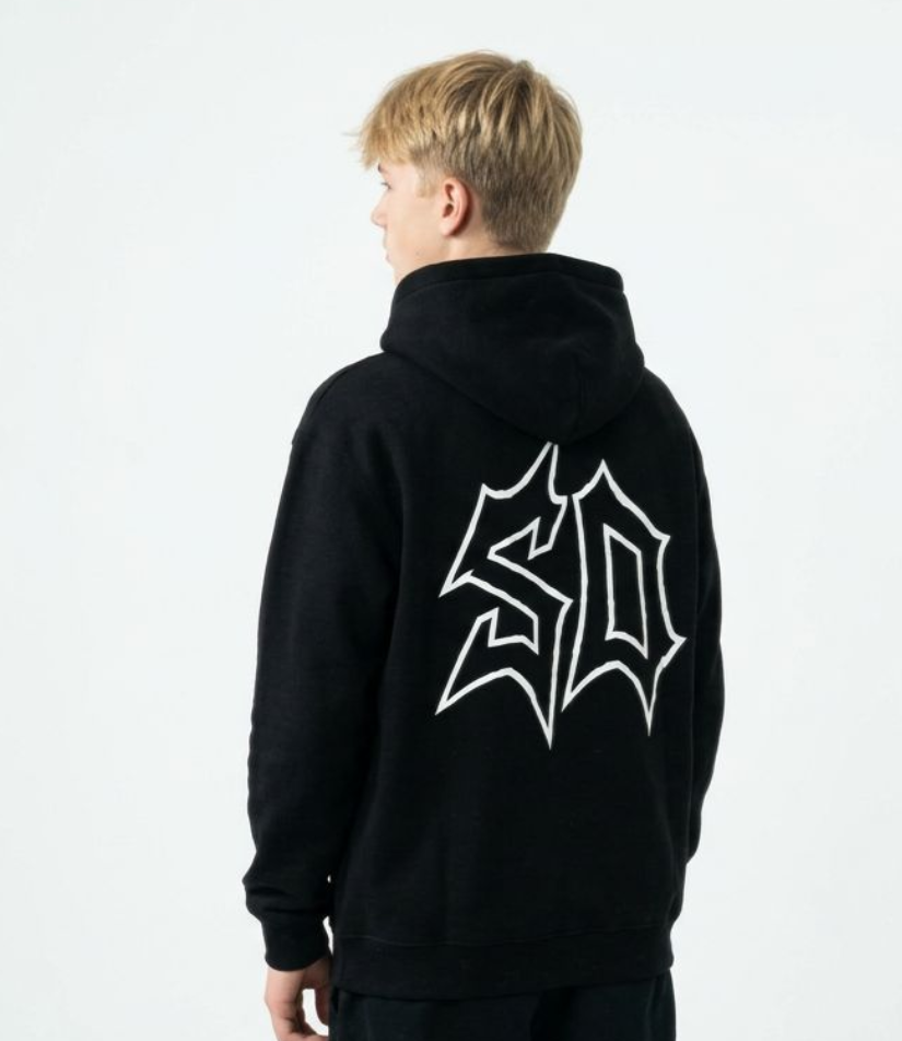 Statik Designs Essential Hoodie Black