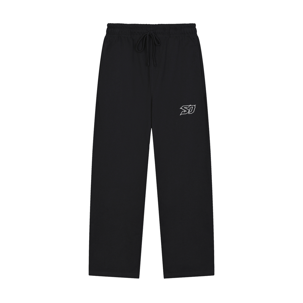Statik Designs Black Straight Leg Sweatpants