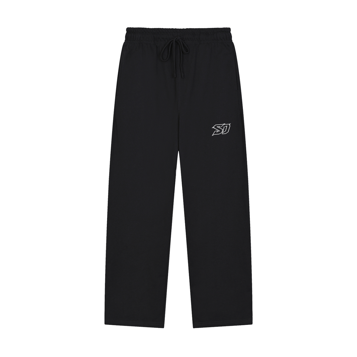 Statik Designs Black Straight Leg Sweatpants